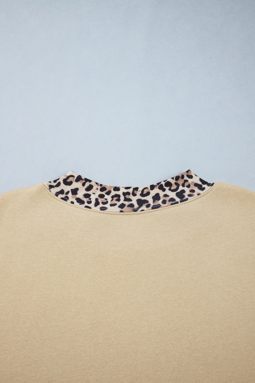 Coffee Plus Size Polka Dot Trim Mock Neck BLESS Graphic Sweatshirt