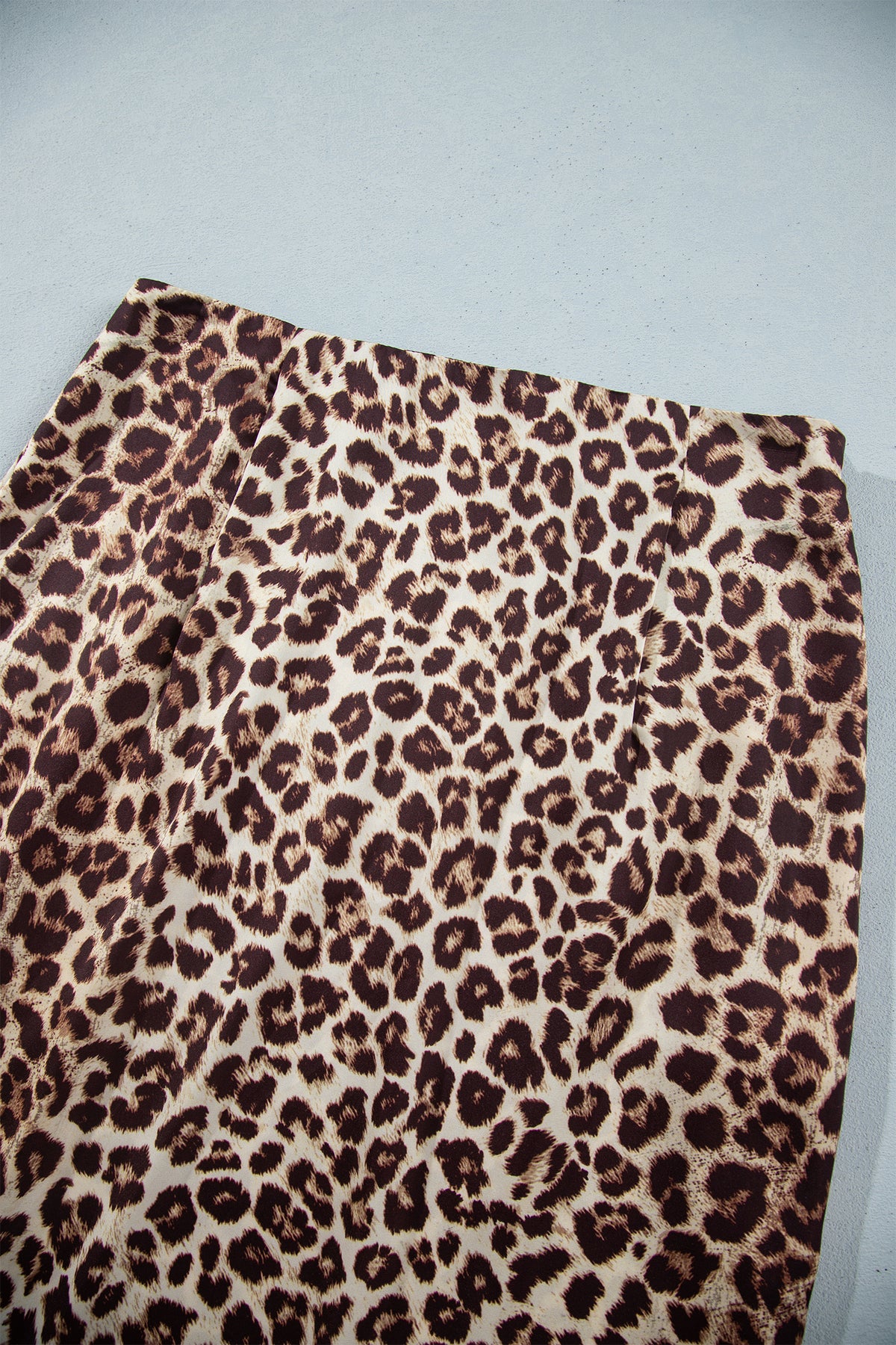 Cheetah Print and Lace Maxi Western Skirt