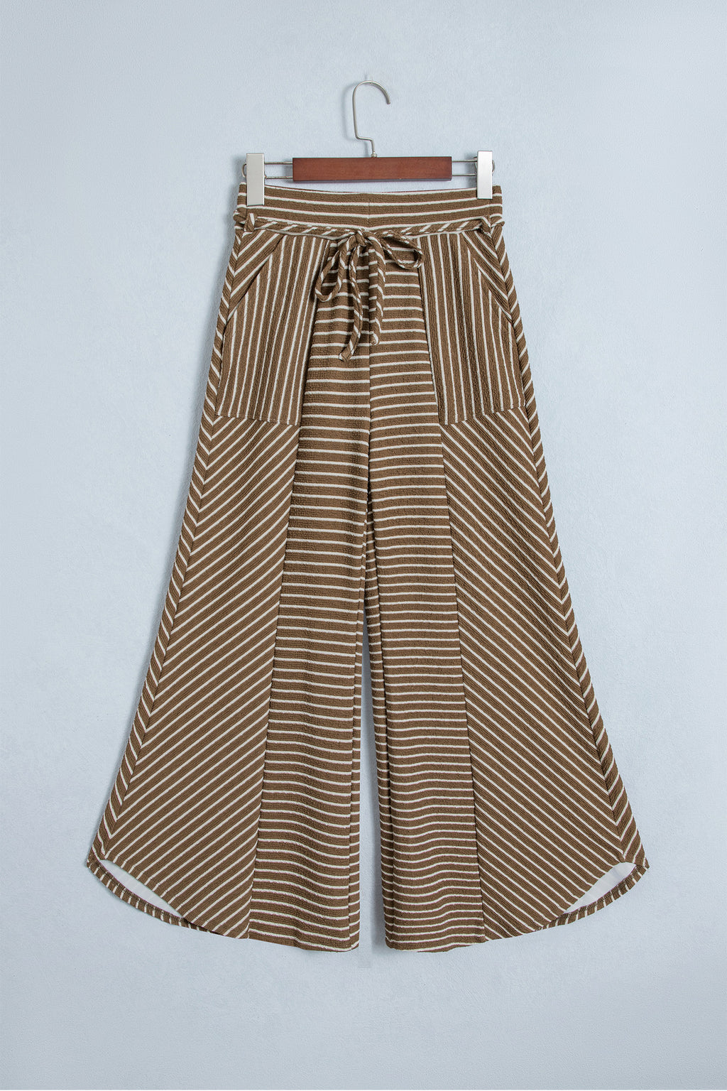 Patchwork Wide Leg  Pants