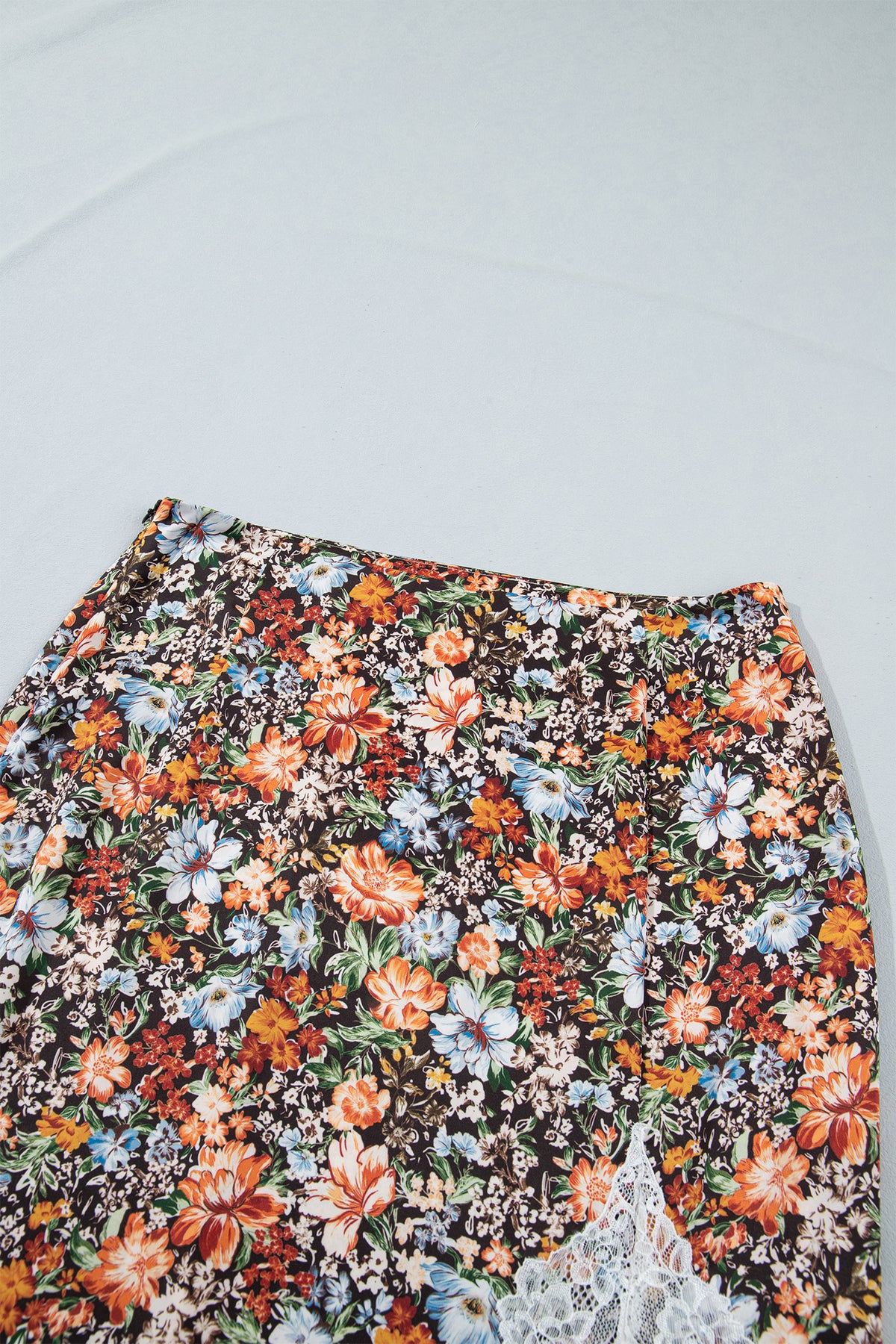 Cheetah Print and Lace Maxi Western Skirt