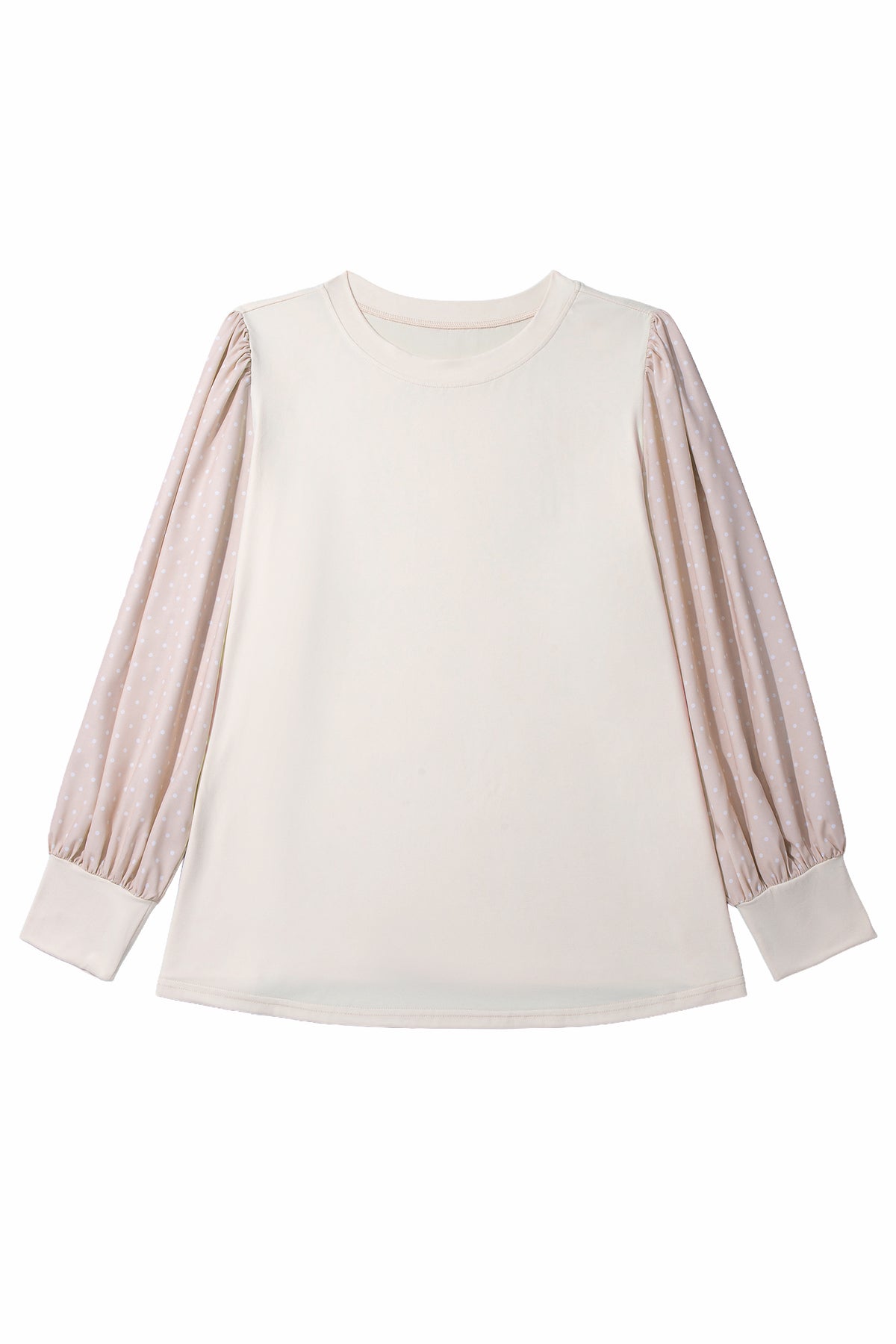 Parchment Polka Dot Blouse