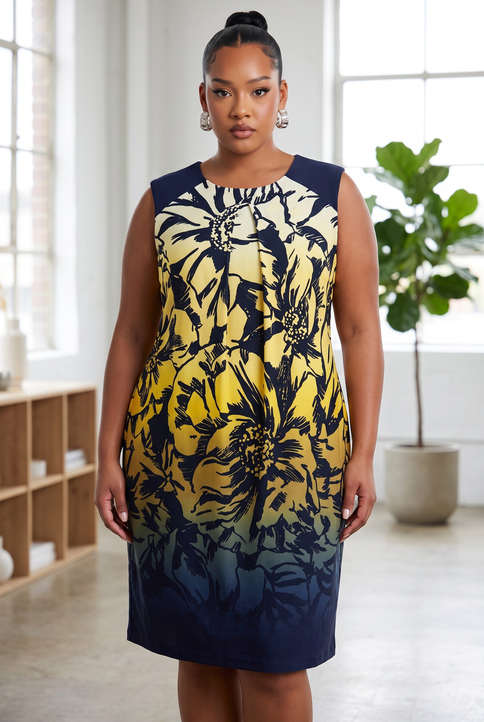 Dressbarn Est. 1946 Gradient Shift Dress