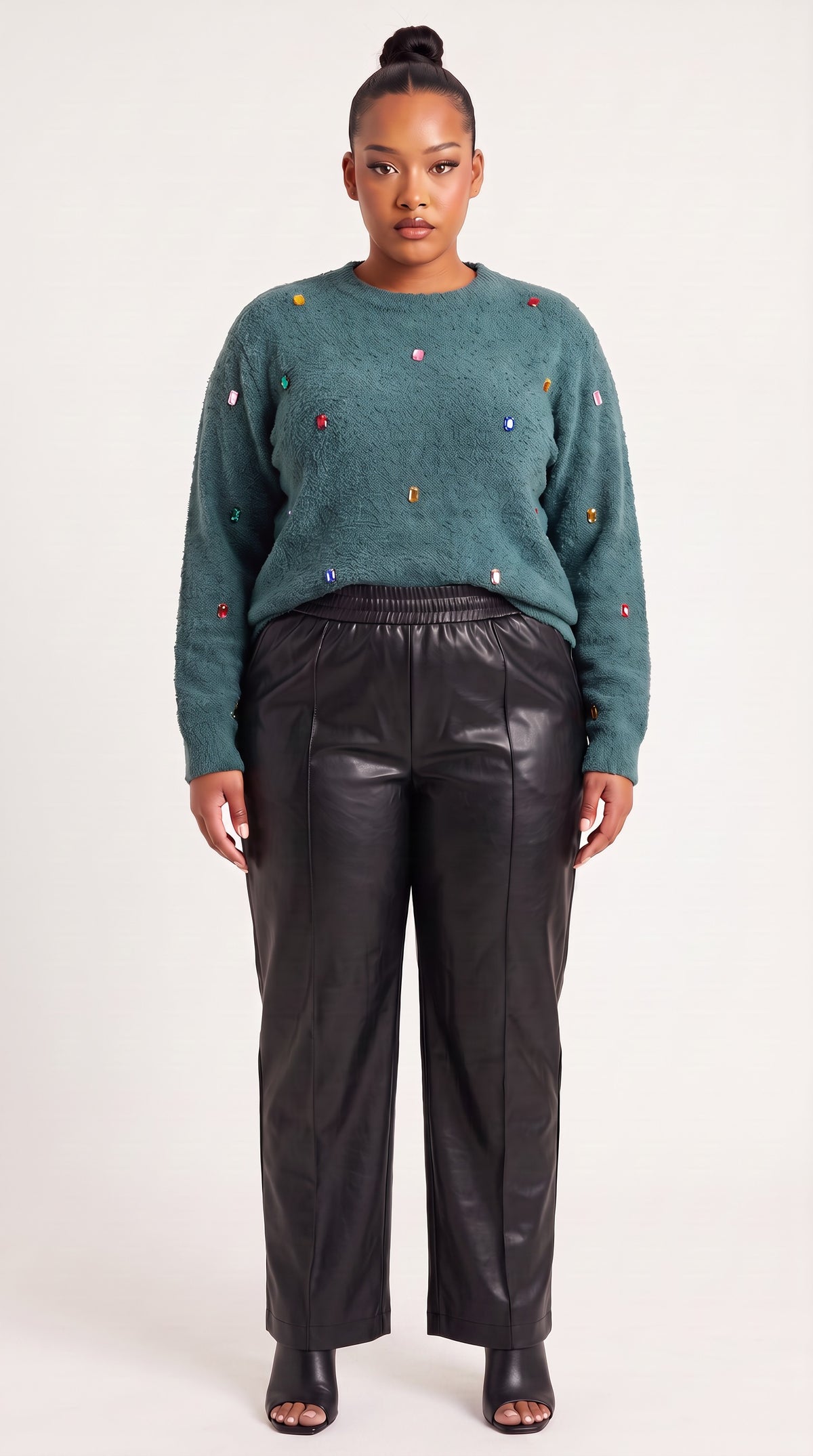 Soft Surroundings Soft Stretch Faux Leather Pant