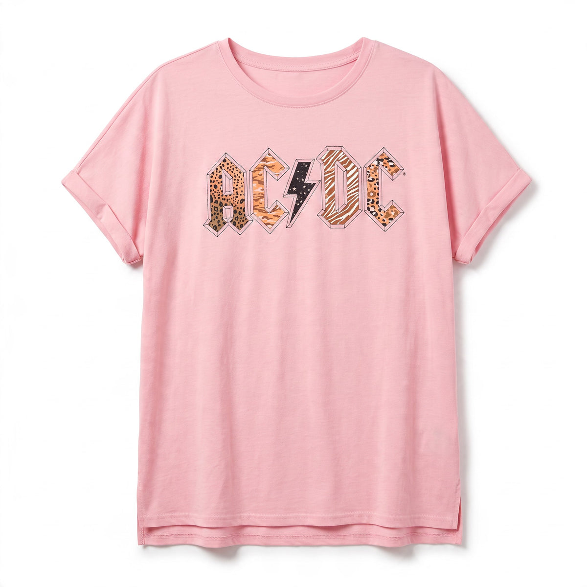 AC/DC Tshirt Dusty Pink