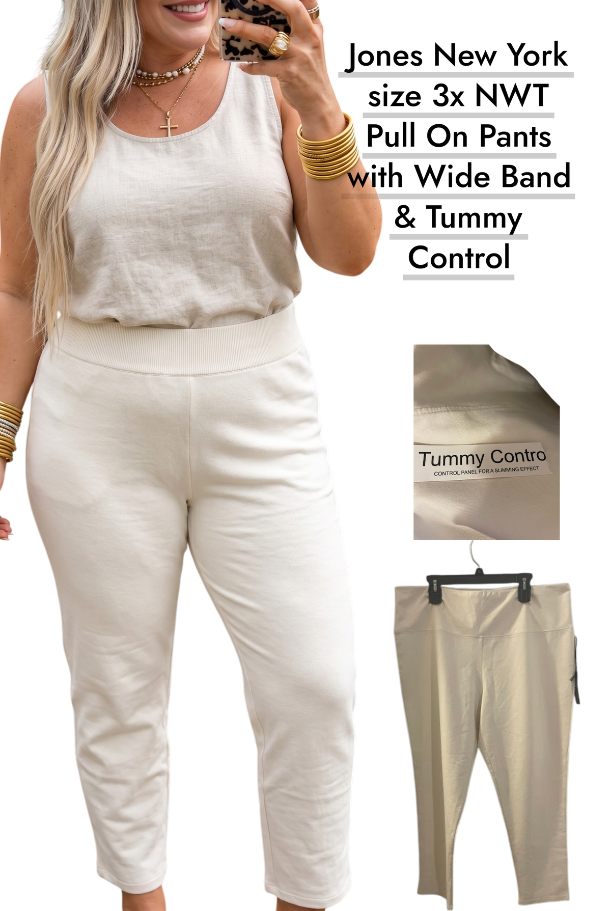 JNY Ponte Pant w/Tummy Control Panel