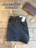 Cotton On High Rise Distressed Denim Shorts