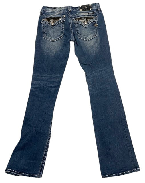 Miss Me Embellished Pocket Bootcut Jeans