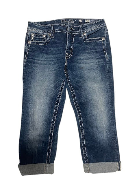 Miss Me Capri Embellished Pocket