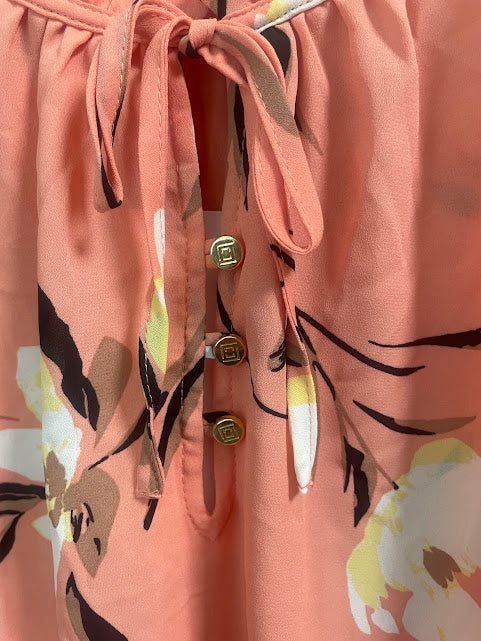 Liz Claiborne Ruffle Sleevless Tank Blouse