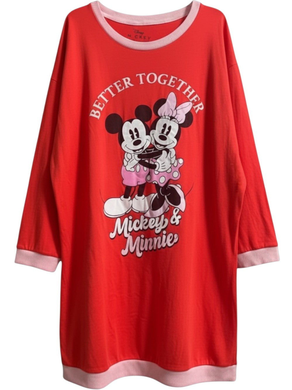 Disney Mickey and Minney Long Sleeve Night Dress