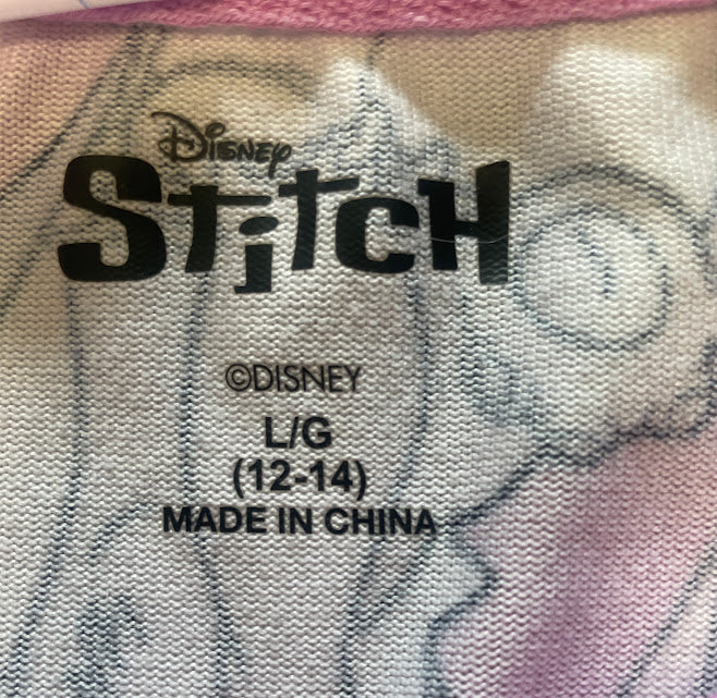 Disney Stitch Night Shirt Long Sleeve