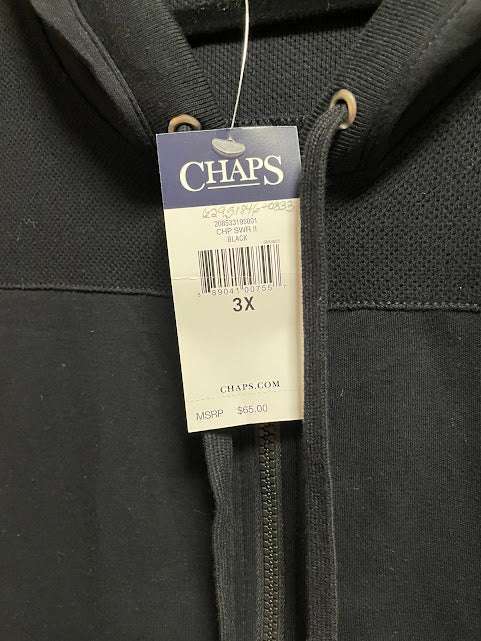 Chaps Active Hoodie Vest Mesh Shoulders