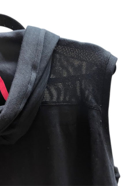 Chaps Active Hoodie Vest Mesh Shoulders