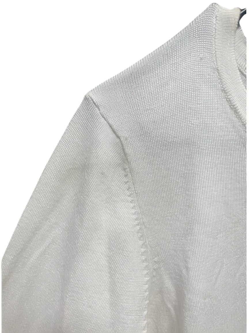 Kim Rogers Cream/Black 3/4 Sleeve Sweater
