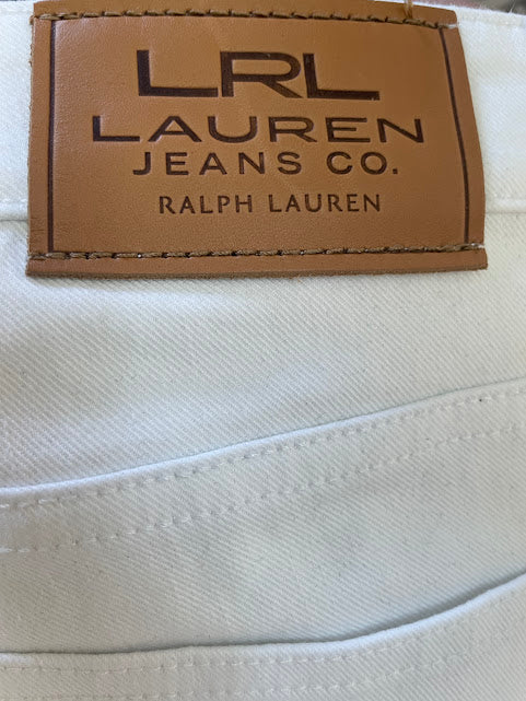 LAUREN JEANS CO. Classic Straight Cropped Denim Pants
