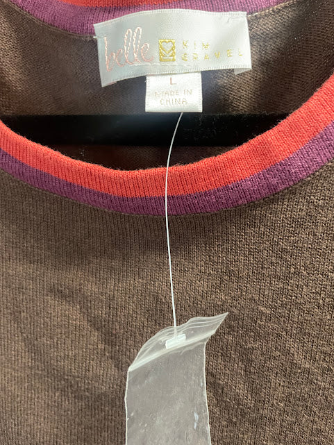 Belle by Kim Gravel Long Sleeve Round Neck Sweater