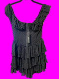 Fashion Nova Black Lace Romper