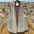 Altar'd State Sherpa Sleeveless Vest sz Small