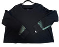 Adidas Sport Crop Holographic Sleeves Shirt Plus Size 3X