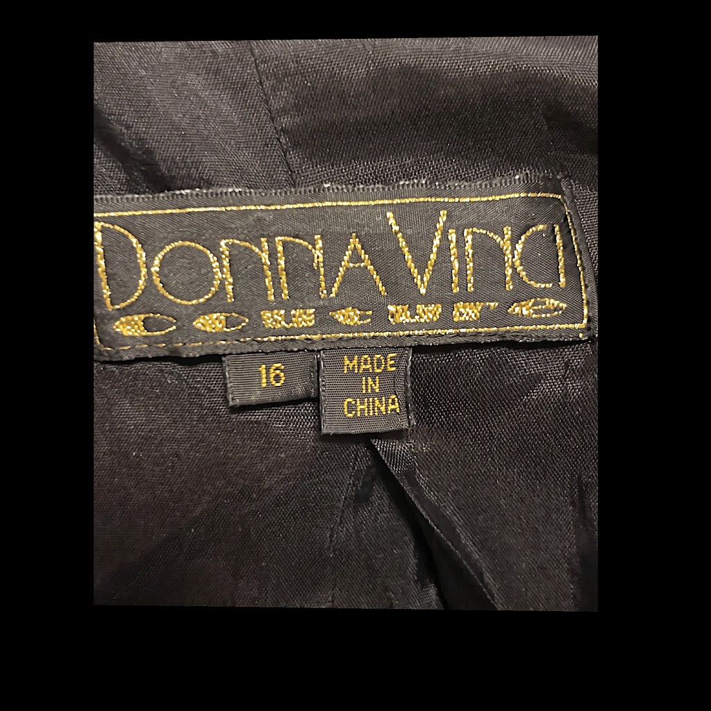 Donna Vinci Couture Skirt Suit size 16