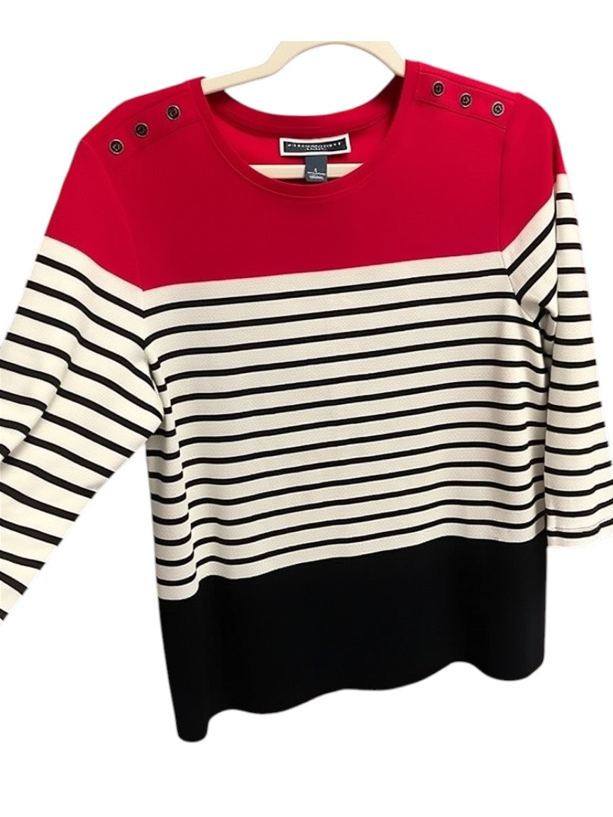 Karen Scott Sport Long Sleeve Knit Tshirt
