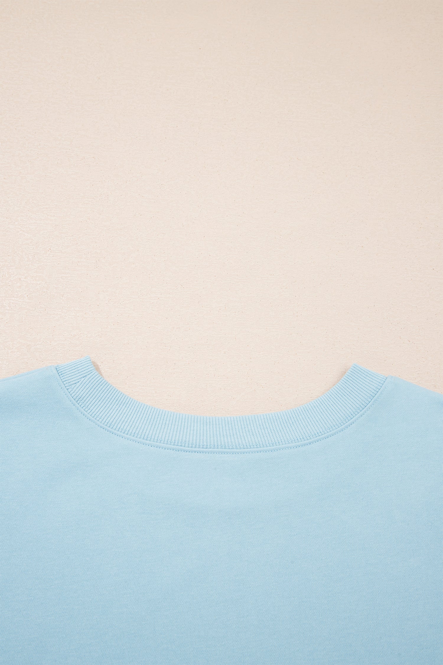 Blue Mist Ribbed Waist Top /Pull On Lounge Set
