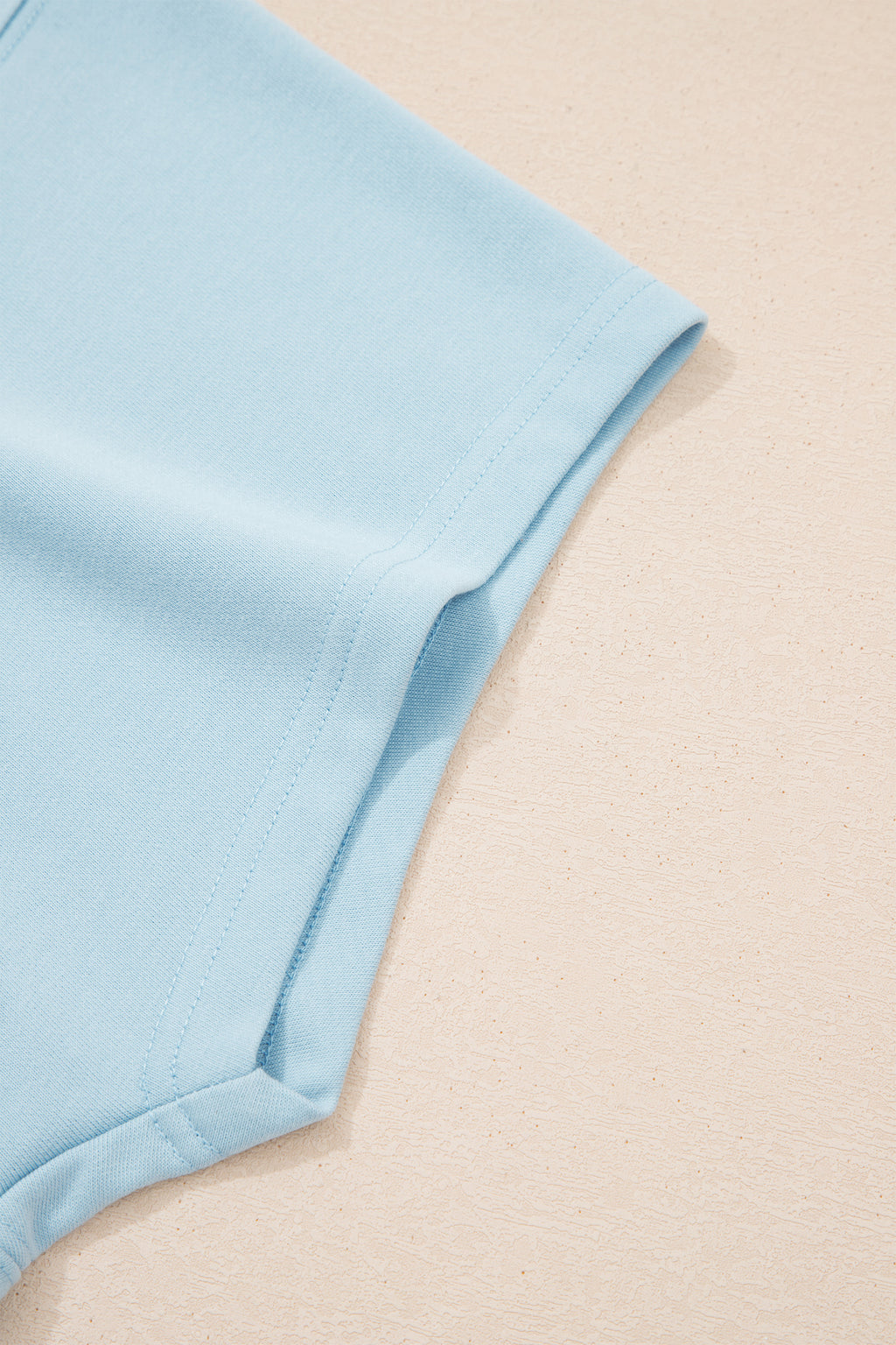 Blue Mist Ribbed Waist Top /Pull On Lounge Set