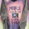 Prince-Upcycled Batwing Tshirt with Bling