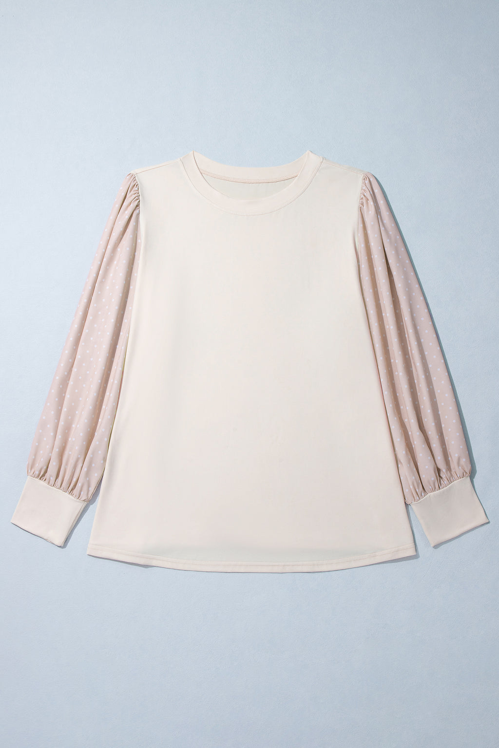 Parchment Polka Dot Blouse