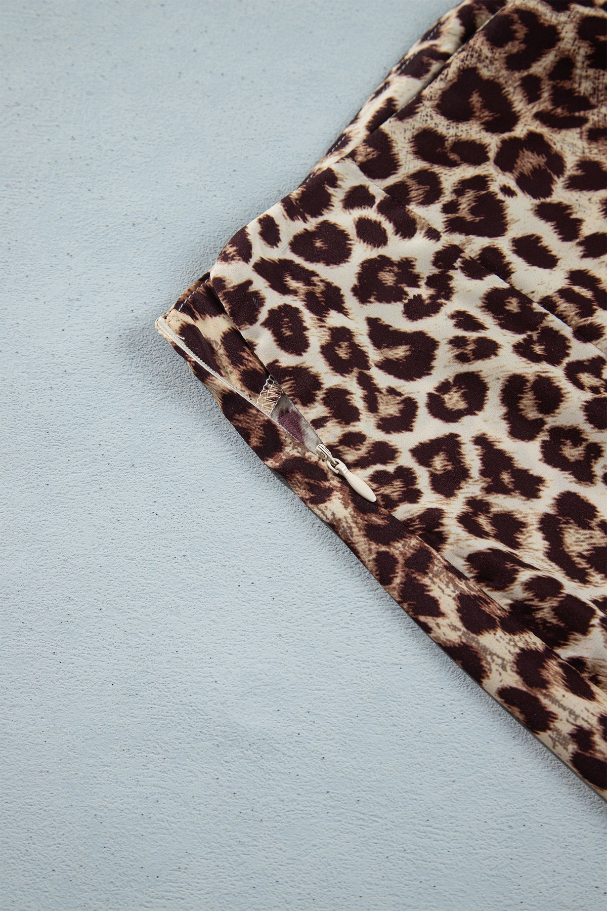 Cheetah Print and Lace Maxi Western Skirt