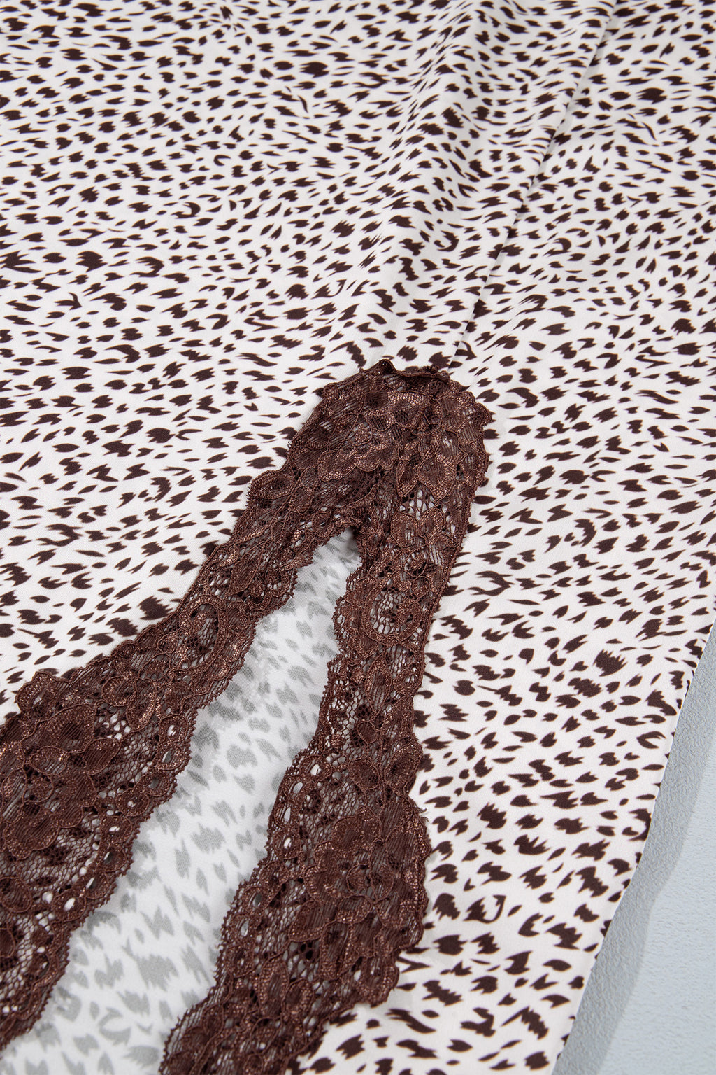 Cheetah Print and Lace Maxi Western Skirt