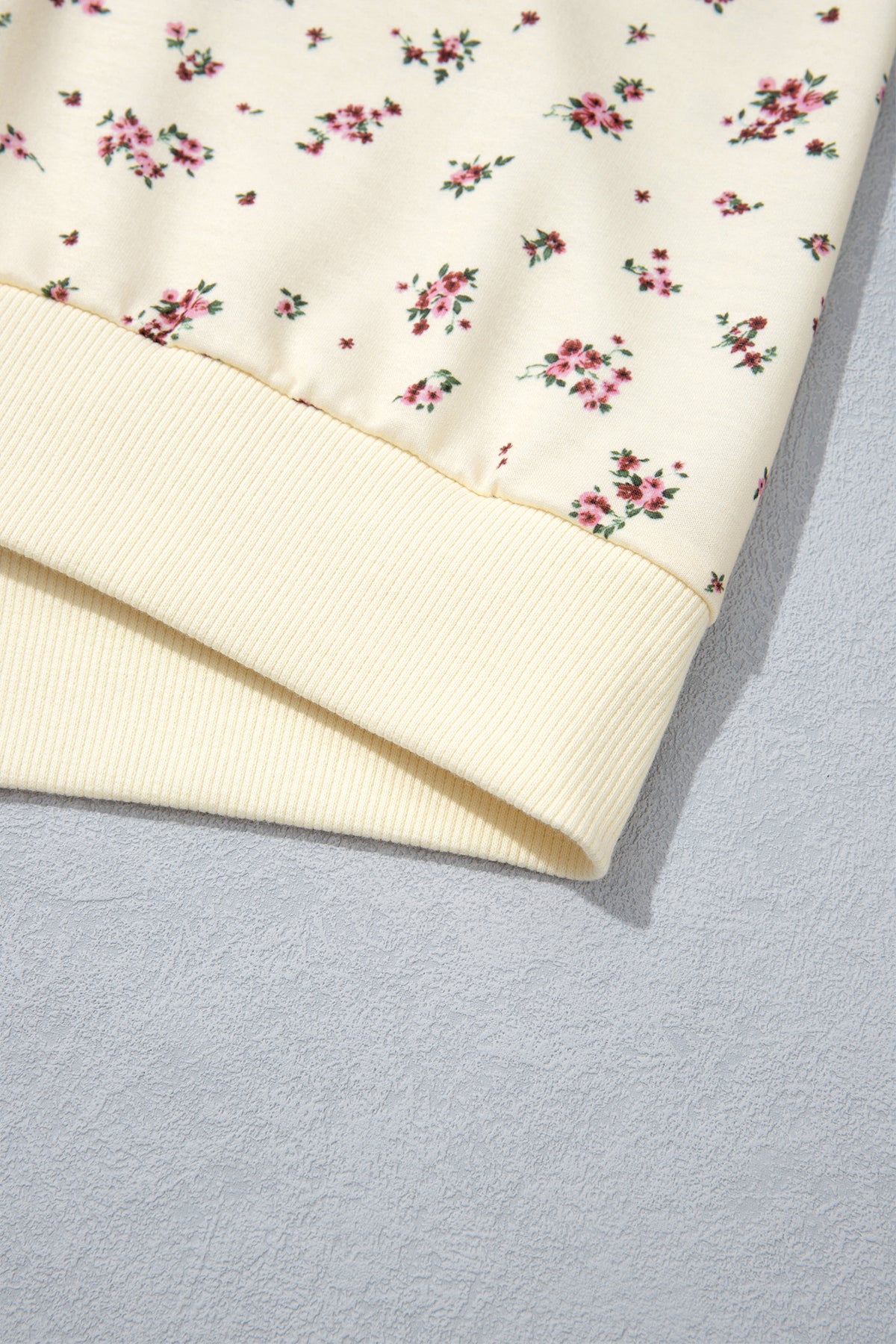 Floral and Colorblock Blouse