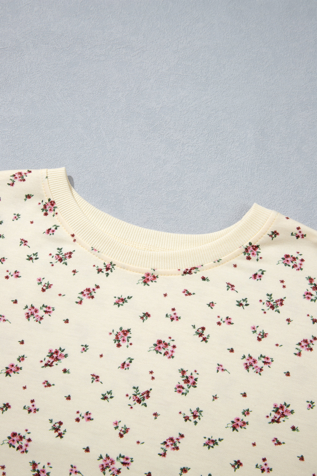 Floral and Colorblock Blouse